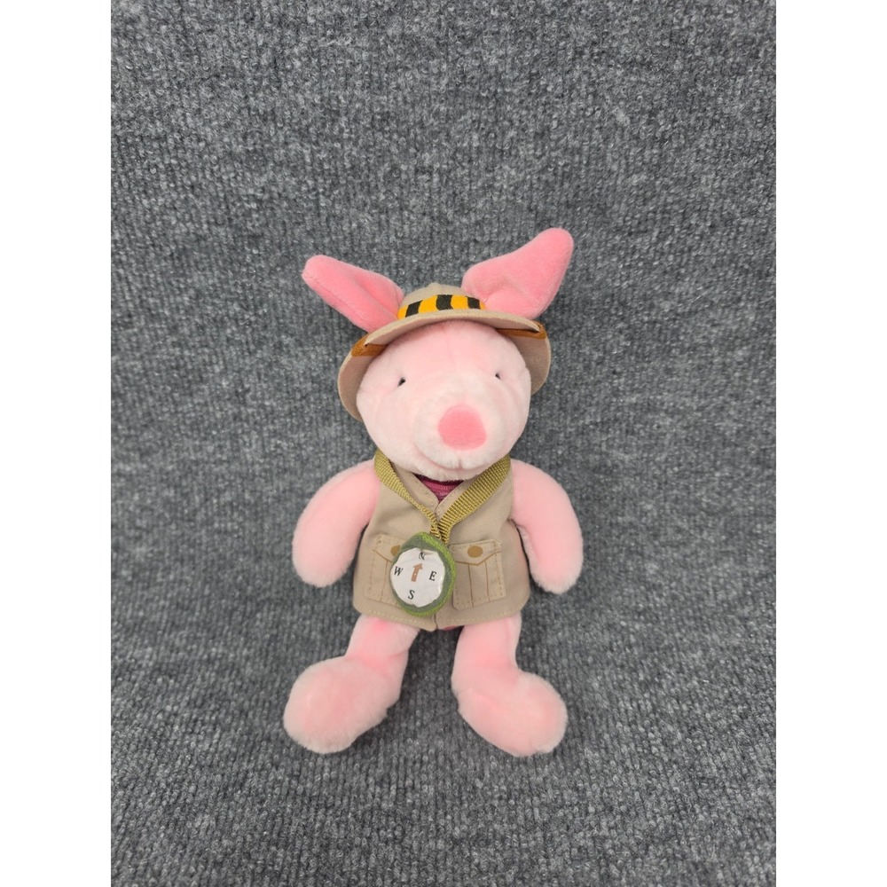 Disney Animal Kingdom Piglet Winnie the Pooh 8" Plush Stuffed Animal Toy W/ Tag